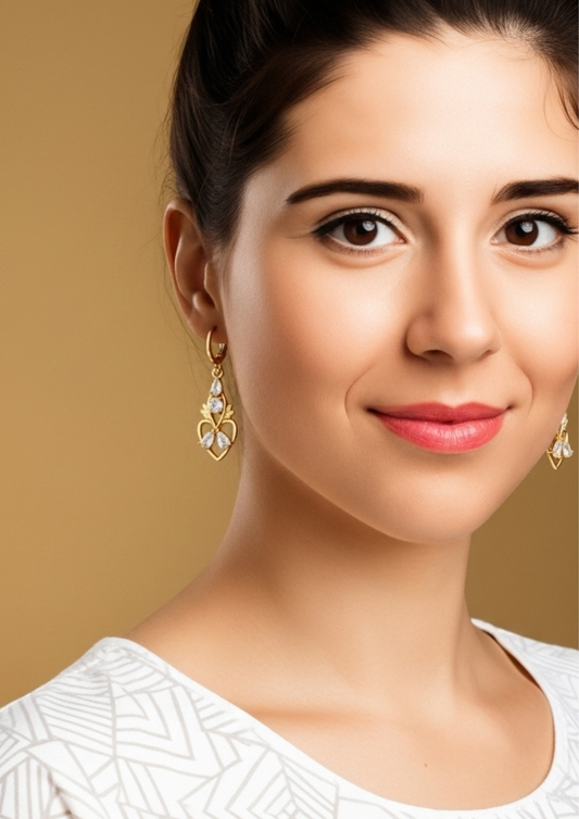 Rose Gold Lightweight Earrings for Women