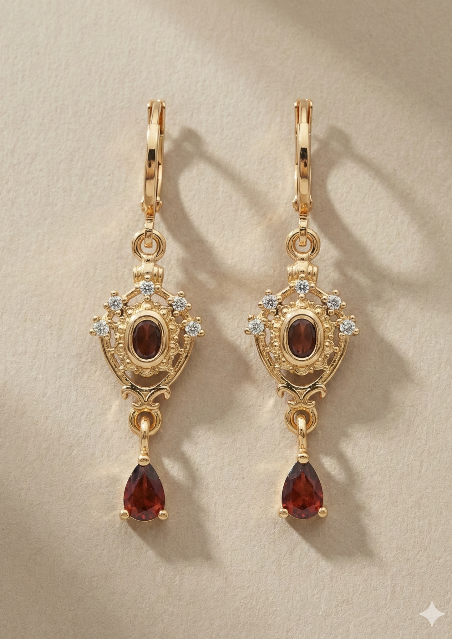 Rose Gold Lightweight Earrings for Women