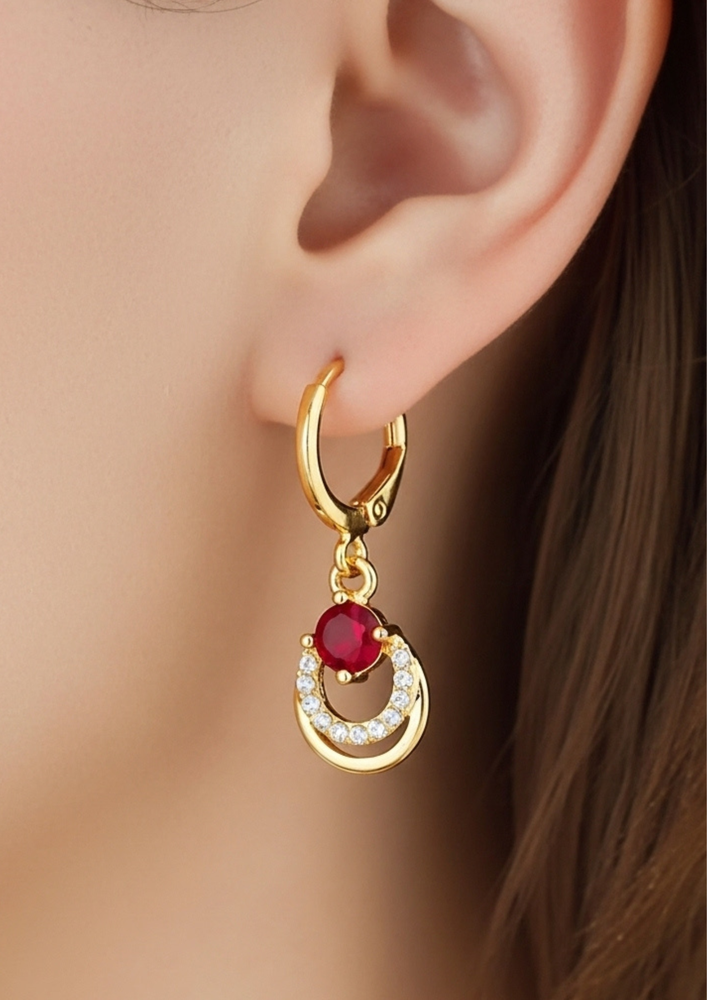 Rose Gold Lightweight Earrings for Women