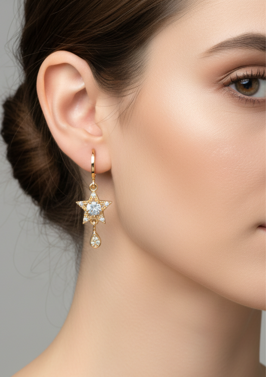 Rose Gold Lightweight Earrings for Women