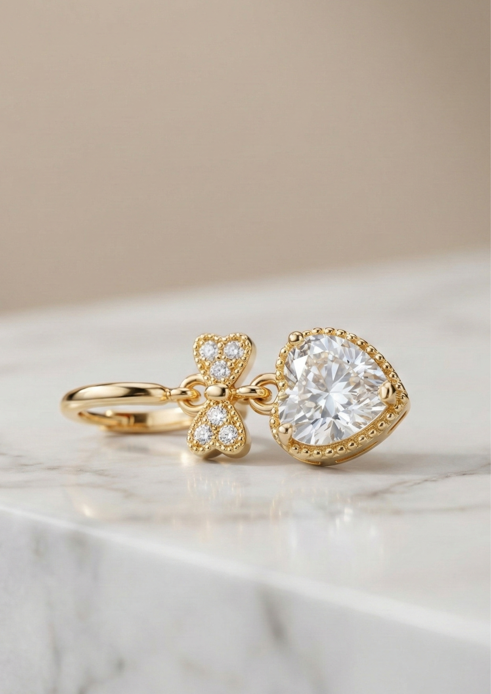 Rose Gold Lightweight Earrings