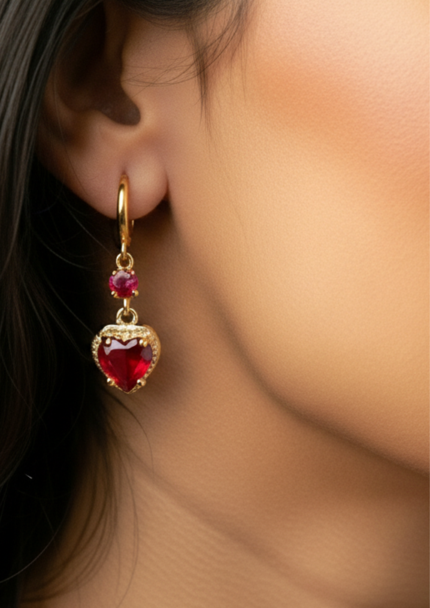 Rose Gold Lightweight Earrings for Women