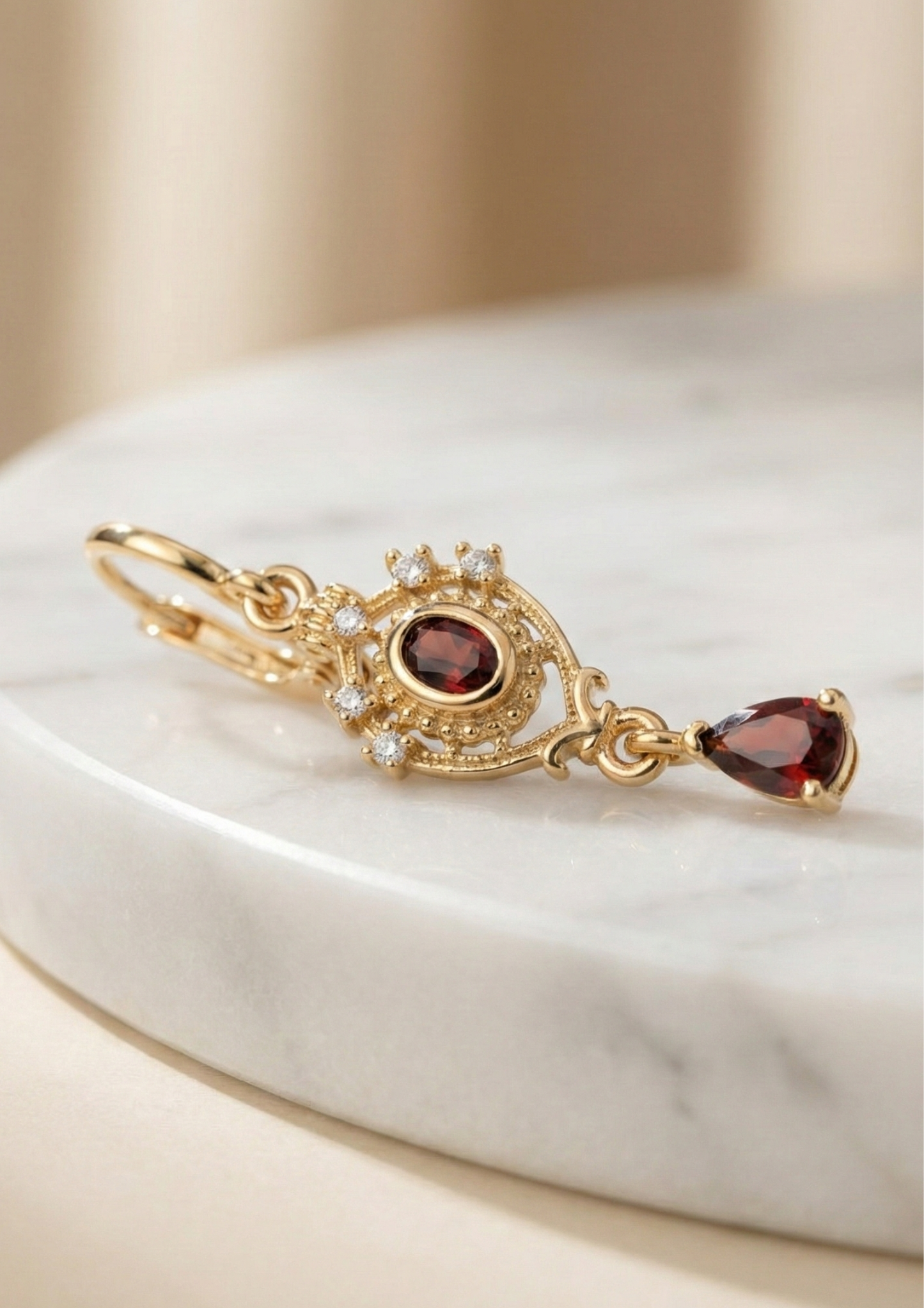 Rose Gold Lightweight Earrings for Women