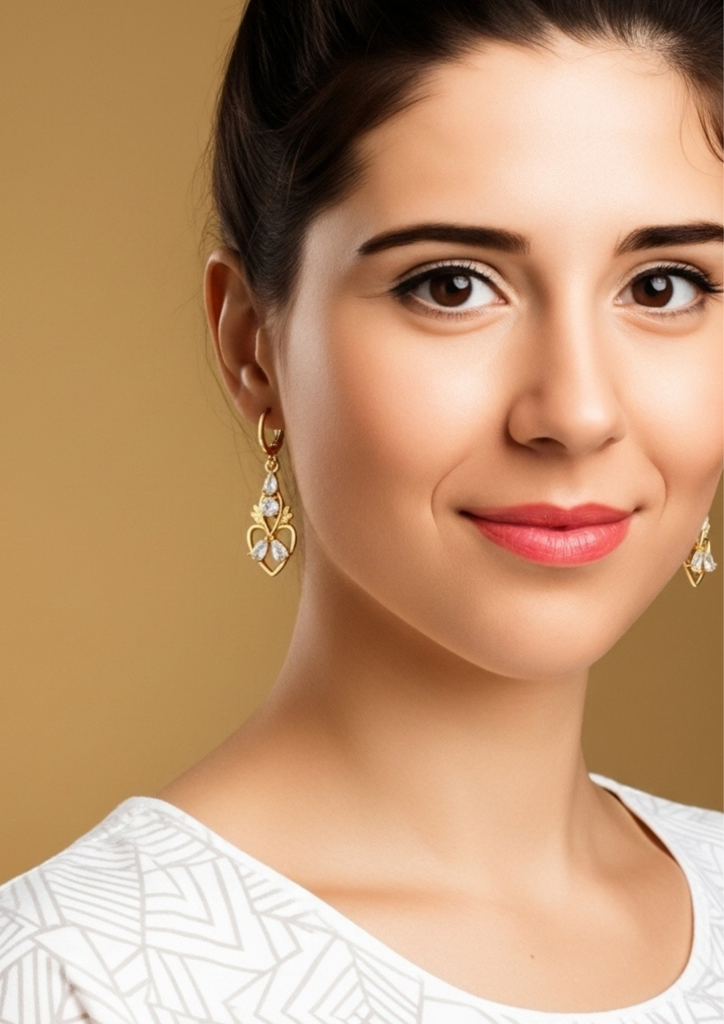 Rose Gold Lightweight Earrings for Women