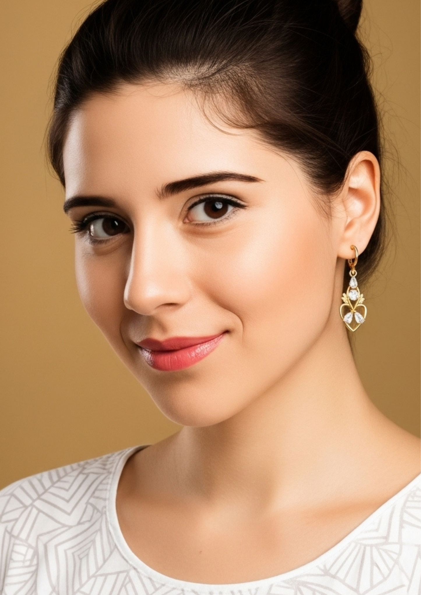 Rose Gold Lightweight Earrings for Women