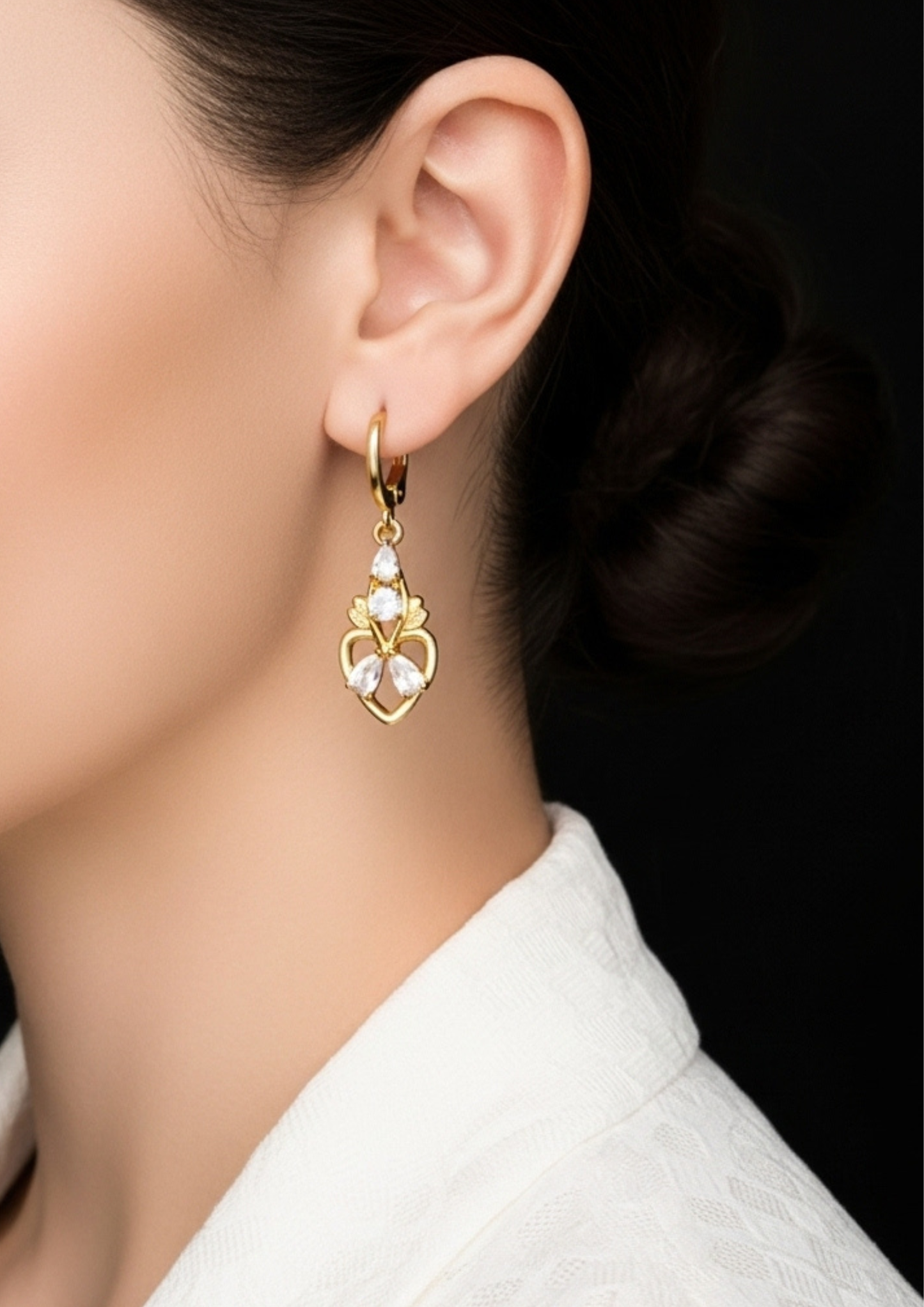 Rose Gold Lightweight Earrings for Women