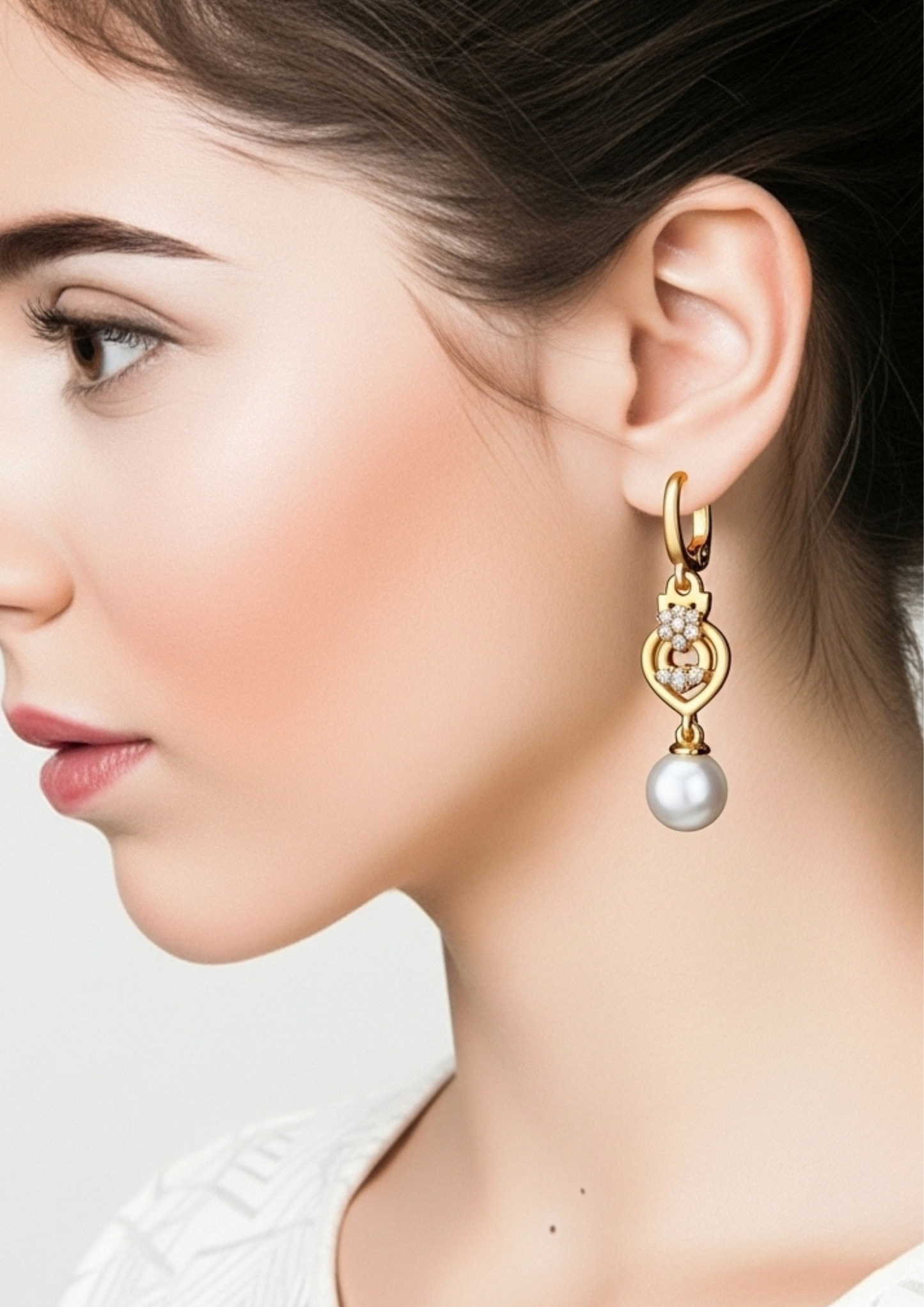Rose Gold Lightweight Earrings for Women