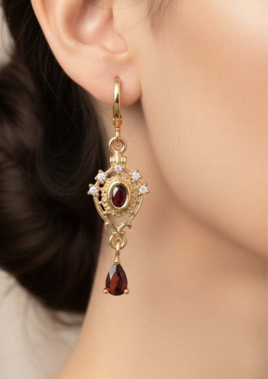 Rose Gold Lightweight Earrings for Women