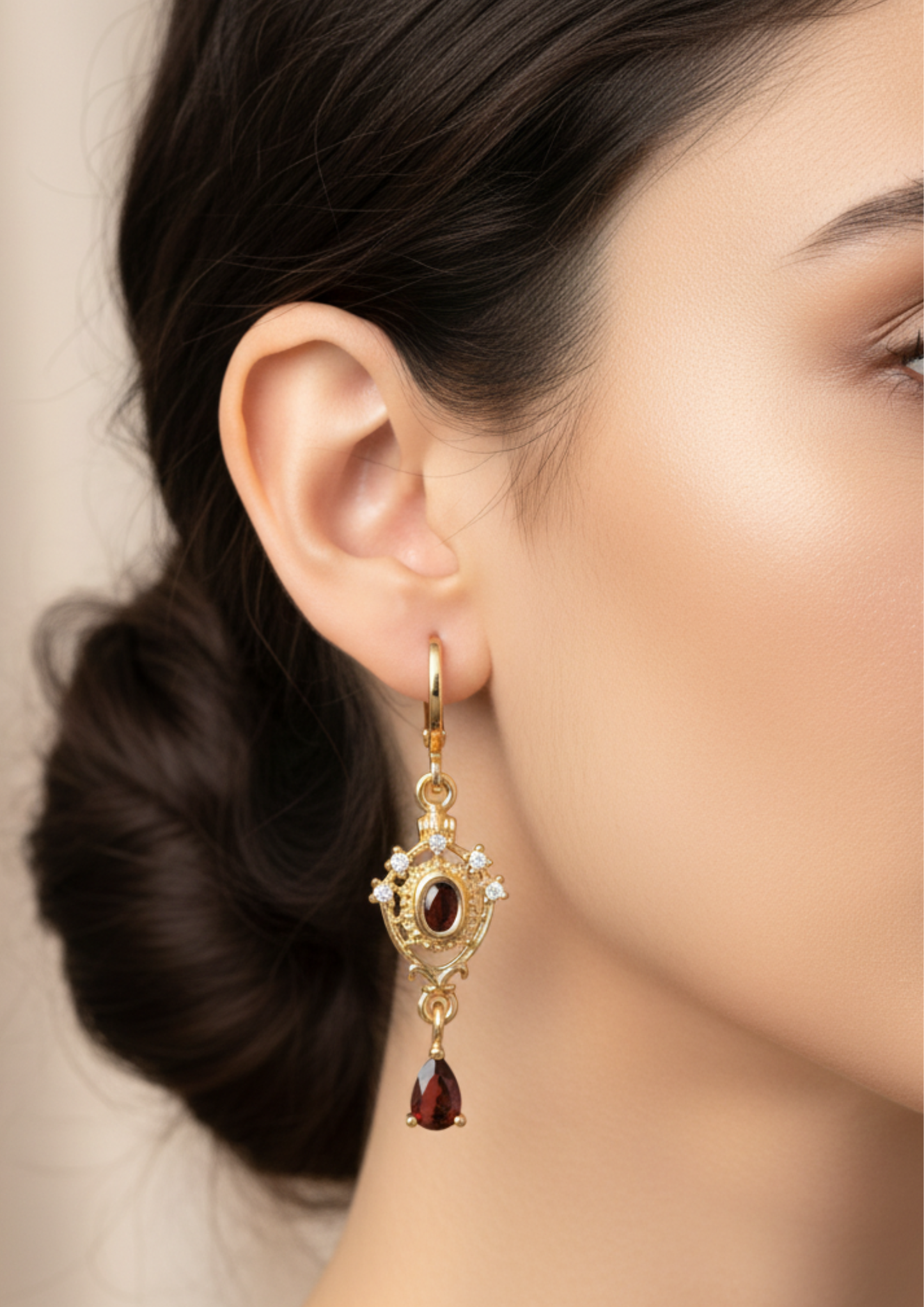 Rose Gold Lightweight Earrings for Women