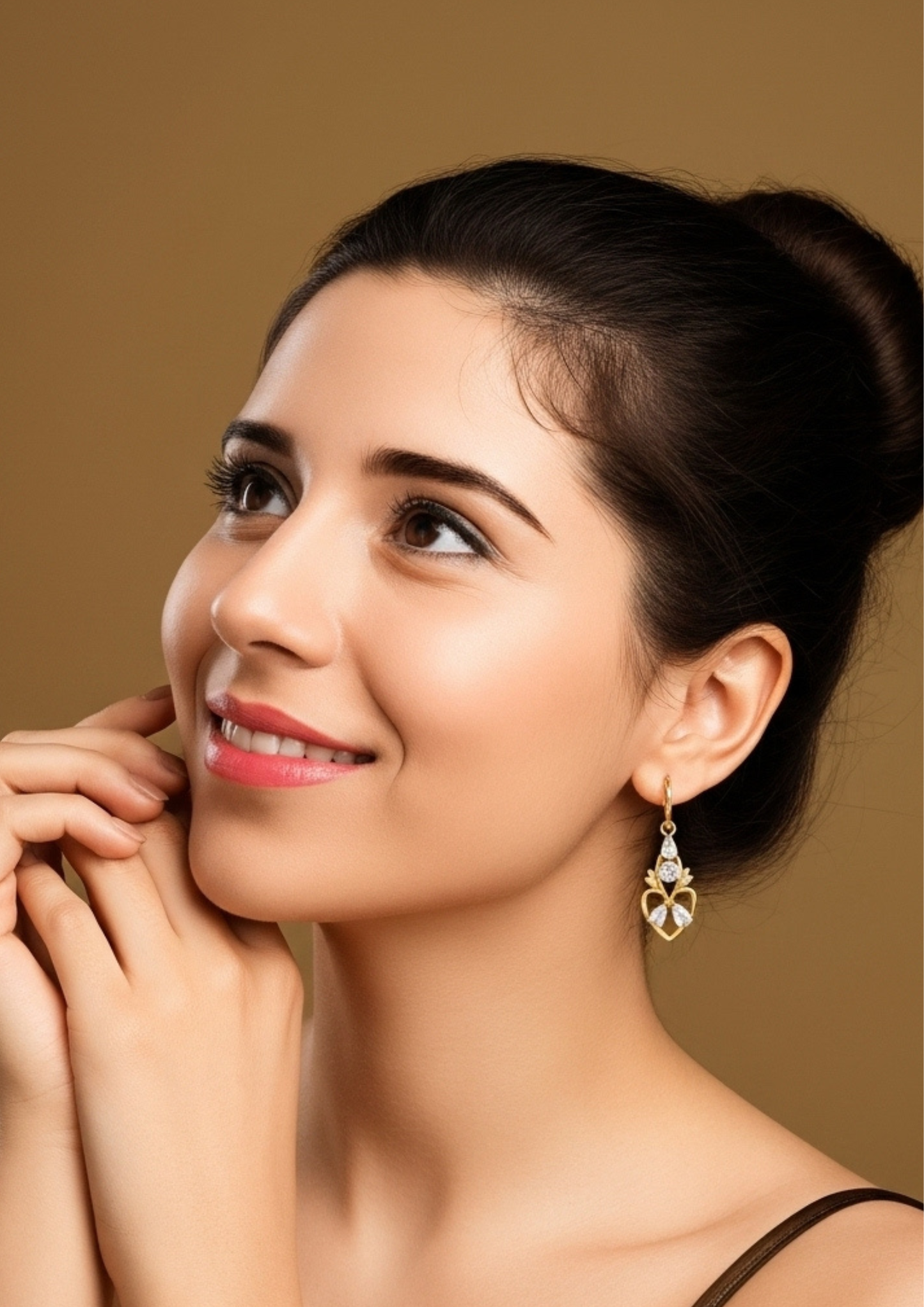 Rose Gold Lightweight Earrings for Women