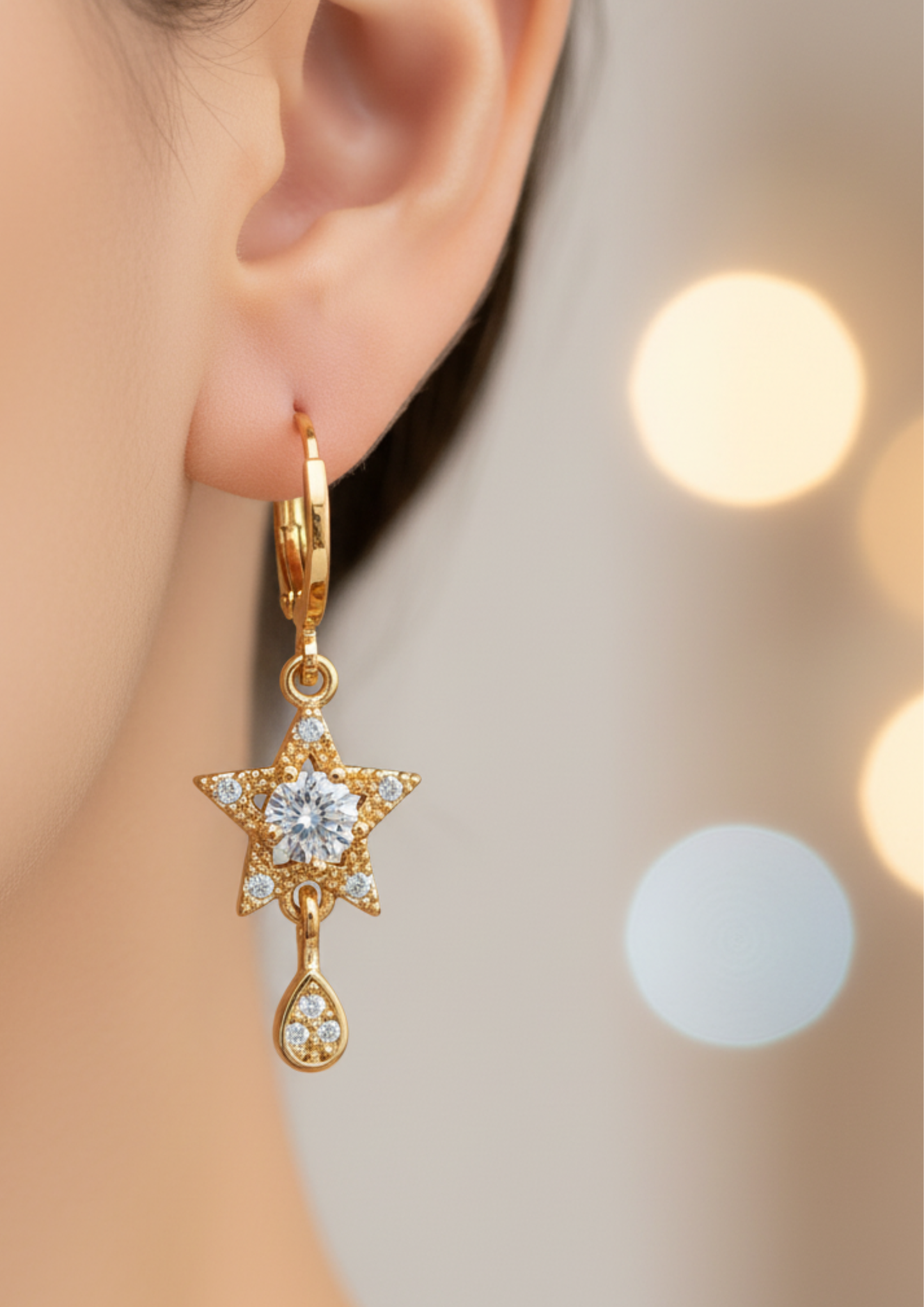 Rose Gold Lightweight Earrings for Women